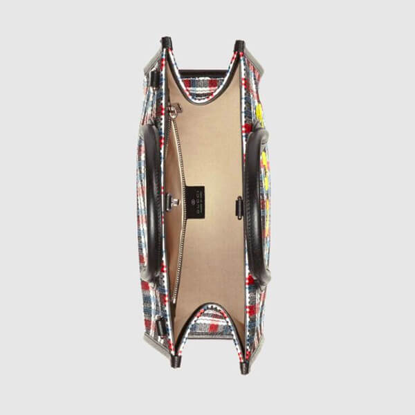 ★グッチ トートバッグ コピー アップル&ハート エンブロイダリー付き スモール トートバッグ★659983 2S6AN 1098